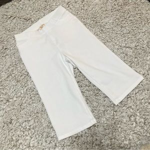 White Denim Bermuda Shorts Petite XS 0
